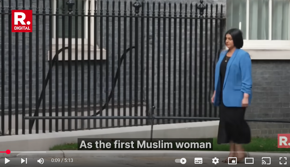 Muslimen Shabana Mahmood er ny britisk indenrigsminister med ansvar for politi og indvandring